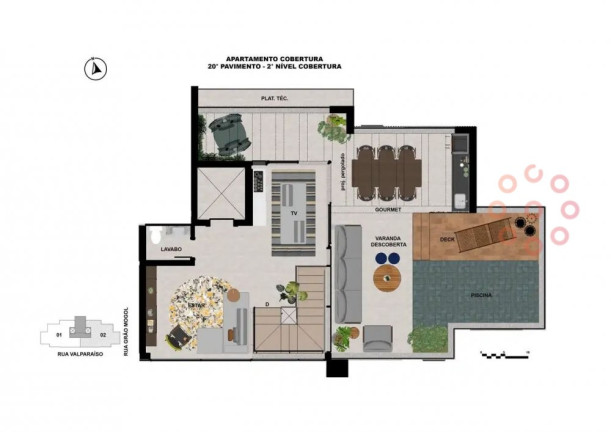 Imagem Cobertura com 3 Quartos à Venda, 188 m² em Sion - Belo Horizonte