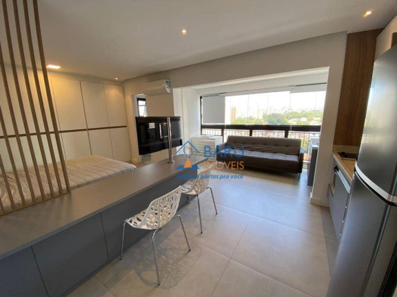 Imagem Apartamento com 1 Quarto para Alugar, 35 m² em Campo Belo - São Paulo Imagem Apartamento com 1 Quarto para Alugar, 35 m² em Campo Belo - São Paulo