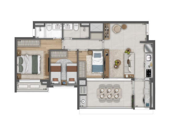 Imagem Apartamento com 3 Quartos à Venda, 143 m² em Pinheiros - São Paulo Imagem Apartamento com 3 Quartos à Venda, 143 m² em Pinheiros - São Paulo