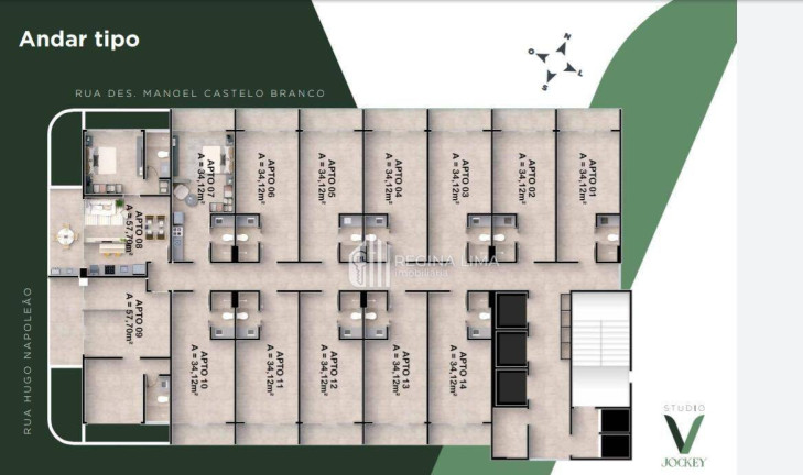 Imagem Studio com 1 Quarto à Venda, 34 m² em Jóquei - Teresina Imagem Studio com 1 Quarto à Venda, 34 m² em Jóquei - Teresina