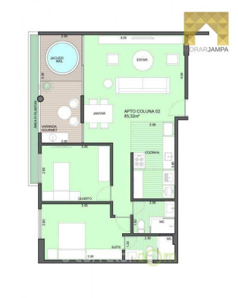 Imagem Apartamento com 2 Quartos à Venda, 62 m² em Intermares - Cabedelo Imagem Apartamento com 2 Quartos à Venda, 62 m² em Intermares - Cabedelo