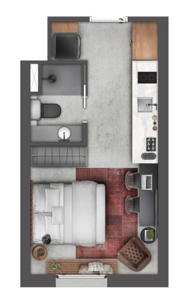 Imagem Imóvel com 1 Quarto à Venda, 29 m² em Floresta - Porto Alegre