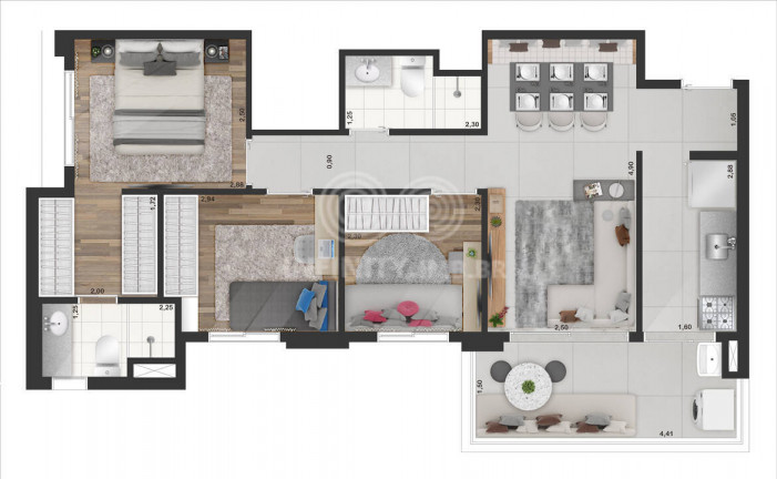 Imagem Apartamento com 3 Quartos à Venda, 66 m² em Moema - São Paulo Imagem Apartamento com 3 Quartos à Venda, 66 m² em Moema - São Paulo