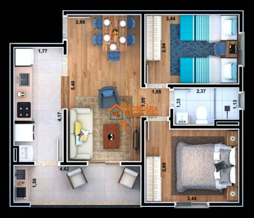 Imagem Apartamento com 2 Quartos à Venda, 57 m² em Vila Nova Bonsucesso - Guarulhos Imagem Apartamento com 2 Quartos à Venda, 57 m² em Vila Nova Bonsucesso - Guarulhos