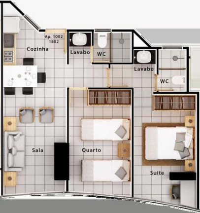 Imagem Apartamento com 2 Quartos à Venda, 53 m² em Miramar - João Pessoa Imagem Apartamento com 2 Quartos à Venda, 53 m² em Miramar - João Pessoa