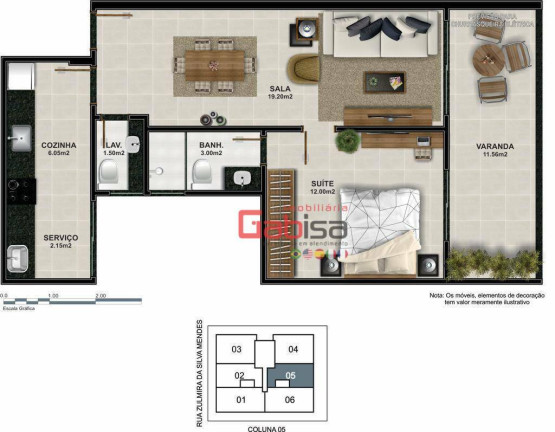 Imagem Apartamento com 1 Quarto à Venda, 60 m² em Braga - Cabo Frio Imagem Apartamento com 1 Quarto à Venda, 60 m² em Braga - Cabo Frio