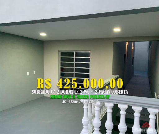 Imagem Sobrado com 2 Quartos à Venda, 125 m² em Cidade Nova Ii - Várzea Paulista Imagem Sobrado com 2 Quartos à Venda, 125 m² em Cidade Nova Ii - Várzea Paulista