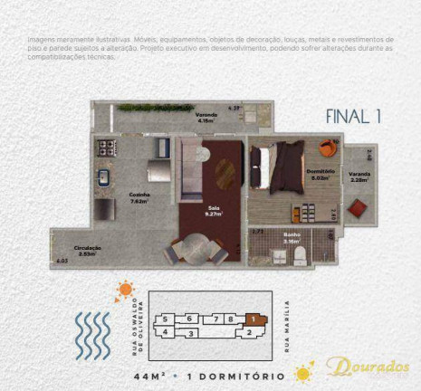 Imagem Apartamento com 1 Quarto à Venda, 40 m² em Boqueirão - Praia Grande Imagem Apartamento com 1 Quarto à Venda, 40 m² em Boqueirão - Praia Grande