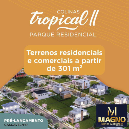 Imagem Terreno à Venda, 387 m² em Recanto Tropical - Cascavel