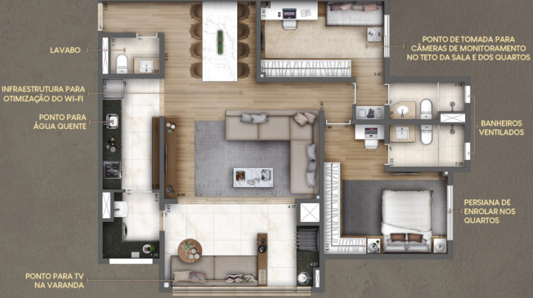 Imagem Apartamento com 4 Quartos à Venda, 119 m² em Vila Leopoldina - São Paulo Imagem Apartamento com 4 Quartos à Venda, 119 m² em Vila Leopoldina - São Paulo