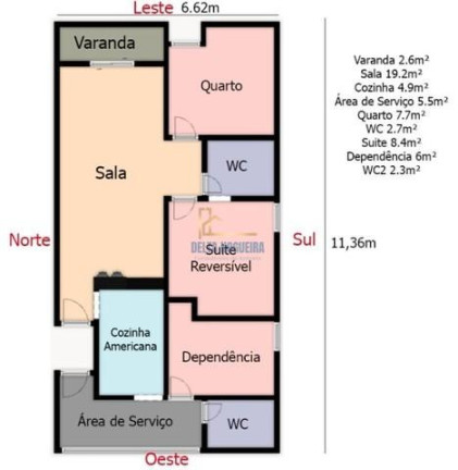 Apartamento com 2 Quartos à Venda, 73 m² em Boa Viagem - Recife