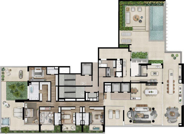 Imagem Cobertura com 5 Quartos à Venda, 923 m² em Vila Nova Conceição - São Paulo