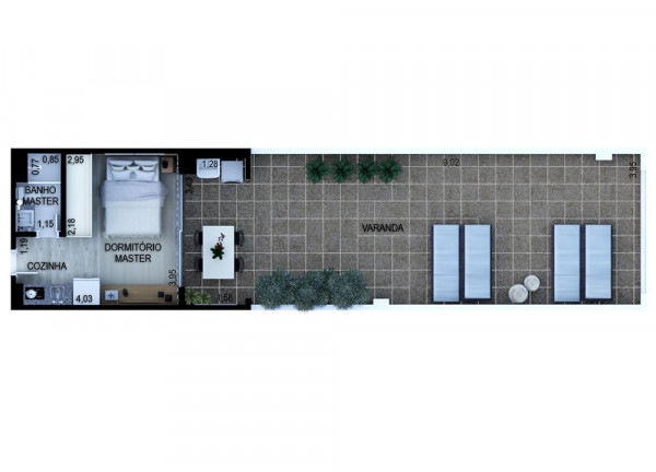 Imagem Imóvel com 1 Quarto à Venda, 69 m² em Campo Belo - São Paulo