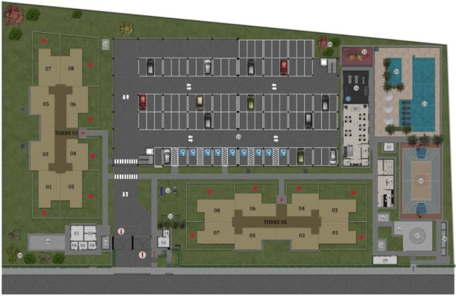 Imagem Apartamento com 2 Quartos para Alugar, 54 m² em Intermares - Cabedelo Imagem Apartamento com 2 Quartos para Alugar, 54 m² em Intermares - Cabedelo