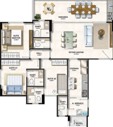 Imagem Apartamento com 3 Quartos à Venda, 105 m² em Caminho Das árvores - Salvador Imagem Apartamento com 3 Quartos à Venda, 105 m² em Caminho Das árvores - Salvador