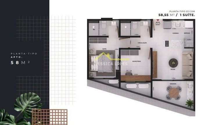 Imagem Apartamento com 2 Quartos à Venda, 59 m² em Jardim Oceania - João Pessoa Imagem Apartamento com 2 Quartos à Venda, 59 m² em Jardim Oceania - João Pessoa