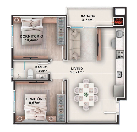Imagem Imóvel com 3 Quartos à Venda, 78 m² em Municípios - Balneário Camboriú Imagem Imóvel com 3 Quartos à Venda, 78 m² em Municípios - Balneário Camboriú