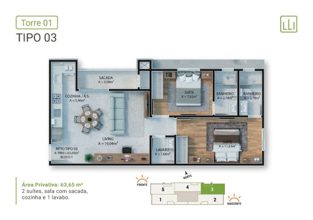 Imagem Imóvel com 2 Quartos à Venda, 70 m² em Varzea Imagem Imóvel com 2 Quartos à Venda, 70 m² em Varzea
