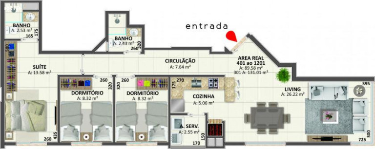 Imagem Apartamento com 3 Quartos à Venda, 125 m² em Centro - Capão Da Canoa Imagem Apartamento com 3 Quartos à Venda, 125 m² em Centro - Capão Da Canoa