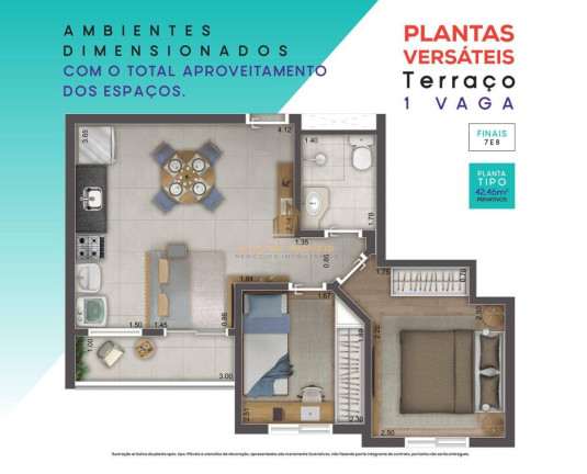 Imagem Apartamento com 2 Quartos à Venda, 42 m² em Jaguaribe - Osasco Imagem Apartamento com 2 Quartos à Venda, 42 m² em Jaguaribe - Osasco