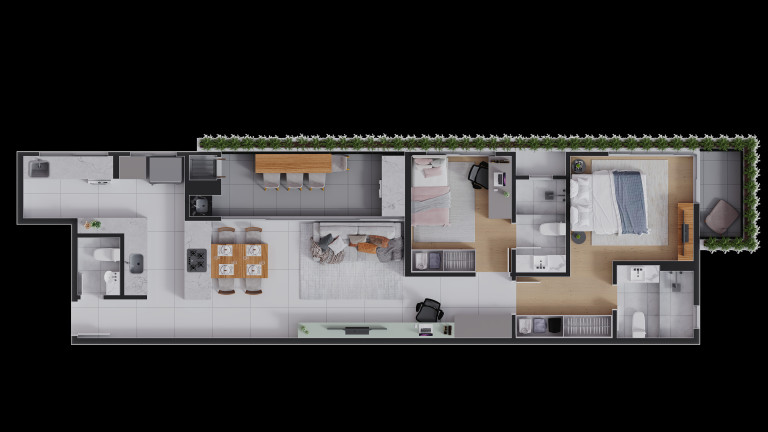 Imagem Apartamento com 2 Quartos à Venda, 114 m² em Cabral - Curitiba