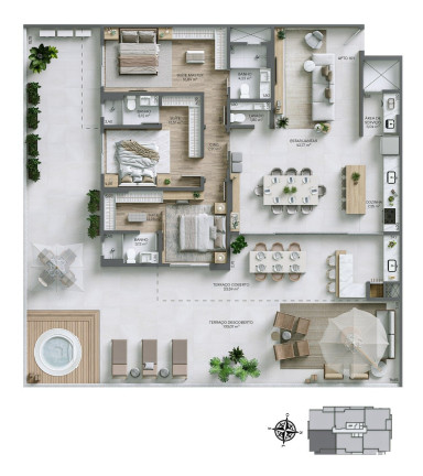 Imagem Apartamento com 3 Quartos à Venda, 151 m² em Campinas - São José