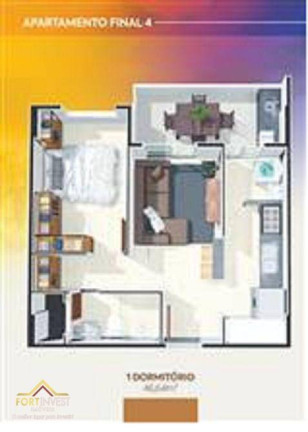 Imagem Imóvel com 1 Quarto à Venda, 46 m² em Caiçara - Praia Grande Imagem Imóvel com 1 Quarto à Venda, 46 m² em Caiçara - Praia Grande