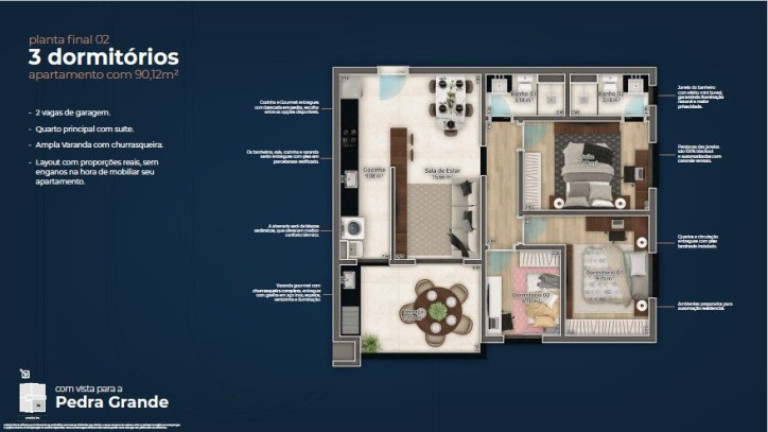Imagem Apartamento com 3 Quartos à Venda, 90 m² em Vila Gardênia - Atibaia Imagem Apartamento com 3 Quartos à Venda, 90 m² em Vila Gardênia - Atibaia