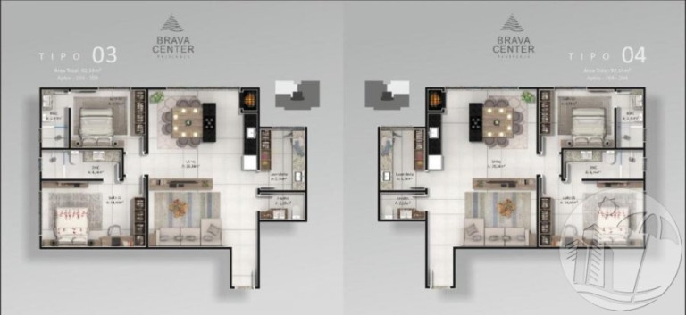 Imagem Apartamento com 2 Quartos à Venda, 92 m² em Itajaí Imagem Apartamento com 2 Quartos à Venda, 92 m² em Itajaí