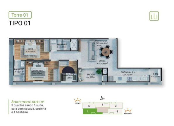 Imagem Apartamento com 3 Quartos à Venda, 68 m² em Varzea - Itapema Imagem Apartamento com 3 Quartos à Venda, 68 m² em Varzea - Itapema
