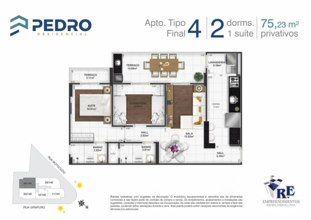 Imagem Apartamento com 1 Quarto à Venda, 51 m² em Tupi - Praia Grande