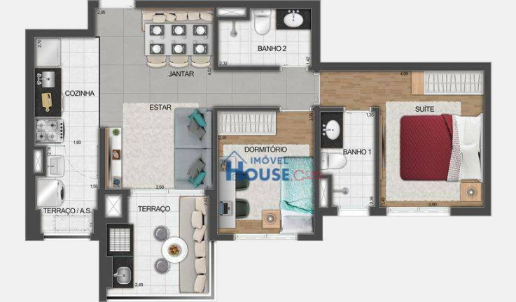 Imagem Apartamento com 2 Quartos à Venda, 67 m² em Perdizes - São Paulo Imagem Apartamento com 2 Quartos à Venda, 67 m² em Perdizes - São Paulo