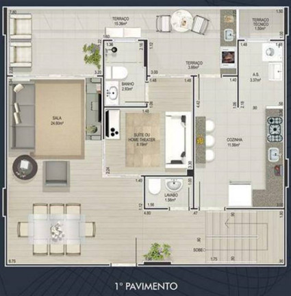 Apartamento com 4 Quartos à Venda, 145 m² em Canto Do Forte - Praia Grande