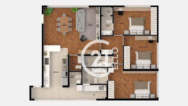 Imagem Apartamento com 3 Quartos à Venda, 140 m² em Higienópolis - São Paulo Imagem Apartamento com 3 Quartos à Venda, 140 m² em Higienópolis - São Paulo