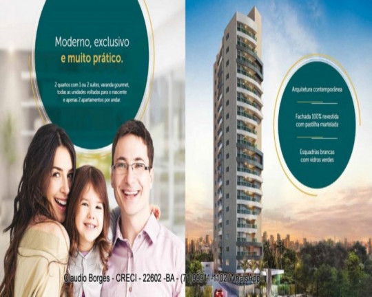 Imagem Apartamento com 2 Quartos à Venda, 72 m² em Caminho Das árvores - Salvador Imagem Apartamento com 2 Quartos à Venda, 72 m² em Caminho Das árvores - Salvador