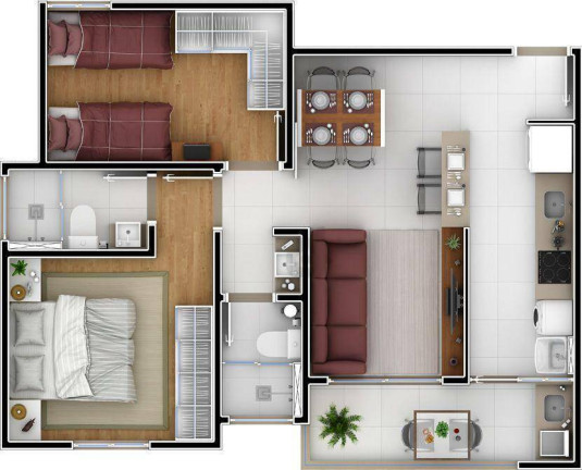 Imagem Apartamento com 2 Quartos à Venda, 62 m² em Parque Campolim - Sorocaba Imagem Apartamento com 2 Quartos à Venda, 62 m² em Parque Campolim - Sorocaba