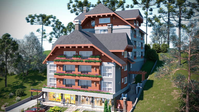 Imagem Imóvel com 2 Quartos à Venda, 84 m² em Lagos Do Bosque - Gramado Imagem Imóvel com 2 Quartos à Venda, 84 m² em Lagos Do Bosque - Gramado