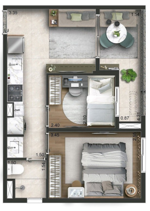 Imagem Apartamento com 1 Quarto à Venda, 30 m² em Campo Belo - São Paulo Imagem Apartamento com 1 Quarto à Venda, 30 m² em Campo Belo - São Paulo