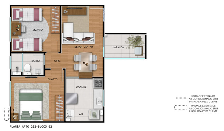 Imagem Apartamento com 2 Quartos à Venda, 43 m² em Caguassu - Sorocaba Imagem Apartamento com 2 Quartos à Venda, 43 m² em Caguassu - Sorocaba