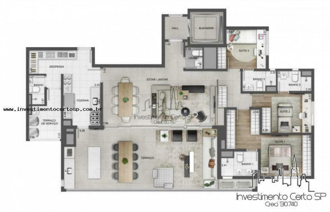 Imagem Apartamento com 4 Quartos à Venda, 164 m² em Tatuapé - São Paulo Imagem Apartamento com 4 Quartos à Venda, 164 m² em Tatuapé - São Paulo