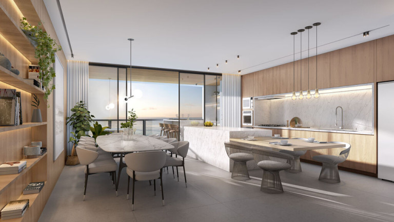 Imagem Apartamento com 3 Quartos à Venda, 219 m² em Praia Brava De Itajaí - Itajaí