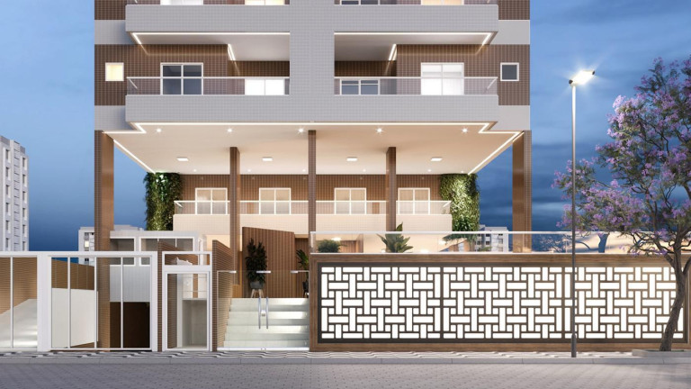 Imóvel com 2 Quartos à Venda, 72 m² em Guilhermina - Praia Grande