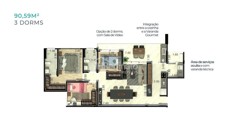 Imagem Apartamento com 3 Quartos à Venda, 91 m² em Parque Campolim - Sorocaba Imagem Apartamento com 3 Quartos à Venda, 91 m² em Parque Campolim - Sorocaba
