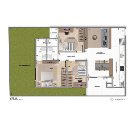 Imagem Apartamento com 3 Quartos à Venda, 73 m² em Centro - Pinhais Imagem Apartamento com 3 Quartos à Venda, 73 m² em Centro - Pinhais