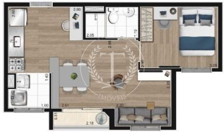 Imagem Apartamento com 2 Quartos à Venda, 37 m² em Barra Funda - São Paulo Imagem Apartamento com 2 Quartos à Venda, 37 m² em Barra Funda - São Paulo
