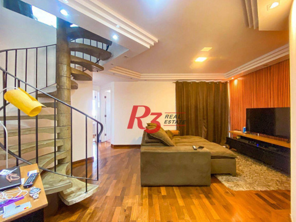 Imagem Cobertura com 3 Quartos à Venda, 146 m² em Vila Matias - Santos