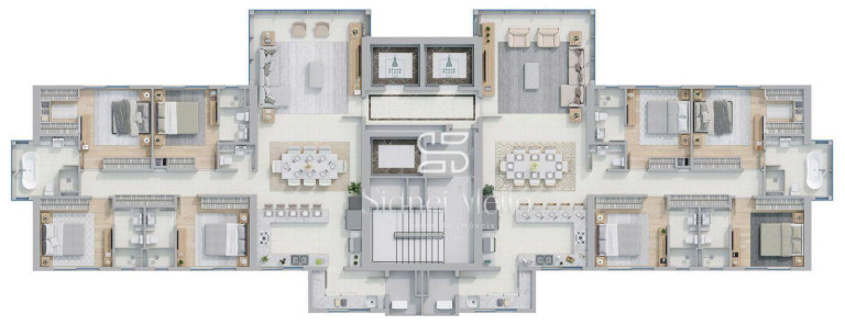 Imagem Apartamento com 4 Quartos à Venda, 170 m² em Quadra Mar Centro - Balneário Camboriú