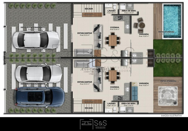 Imagem Sobrado com 3 Quartos à Venda, 108 m² em Itacolomi - Balneário Piçarras Imagem Sobrado com 3 Quartos à Venda, 108 m² em Itacolomi - Balneário Piçarras