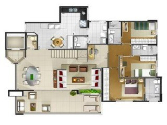 Imagem Imóvel com 3 Quartos à Venda, 104 m² em Santa Paula - São Caetano Do Sul Imagem Imóvel com 3 Quartos à Venda, 104 m² em Santa Paula - São Caetano Do Sul