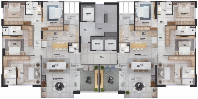Imagem Apartamento com 4 Quartos à Venda, 92 m² em Centro - Balneário Camboriú Imagem Apartamento com 4 Quartos à Venda, 92 m² em Centro - Balneário Camboriú